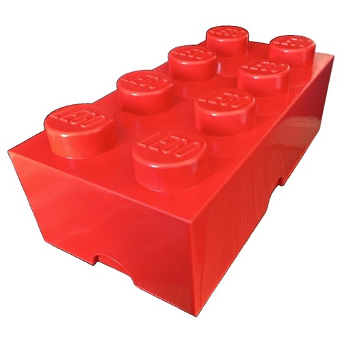Lego red stud - lego, storage