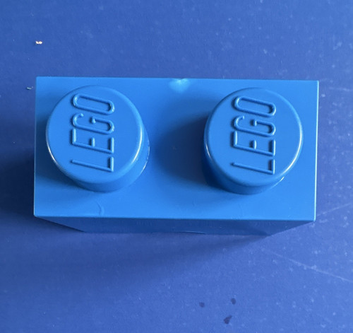 Lego blue stud - blue, storage