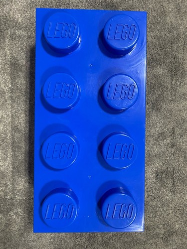 Lego blue storage box stud - lego,