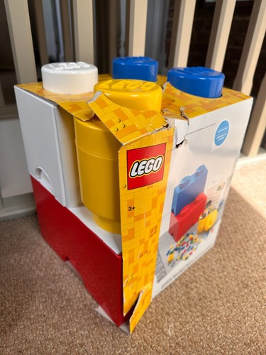 Lego stackable storage boxes - lego,