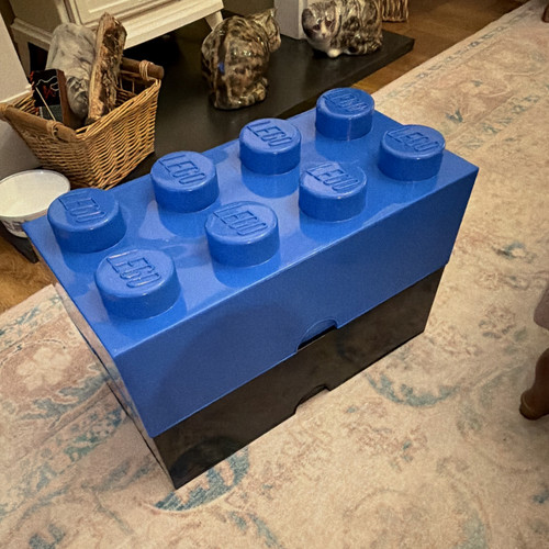 Two lego storage brick - x,