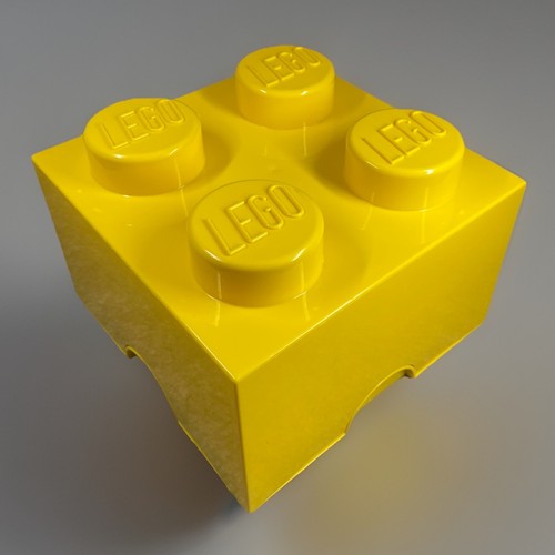 Lego storage box brick 2x2 - lego,