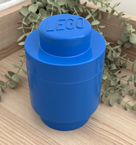 Lego blue brick shaped - blue, brick-shaped
