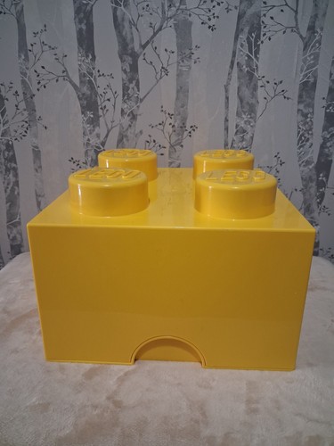 Lego yellow stud storage - storage, brick