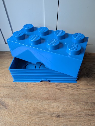 Extra large lego stud - 8, blue