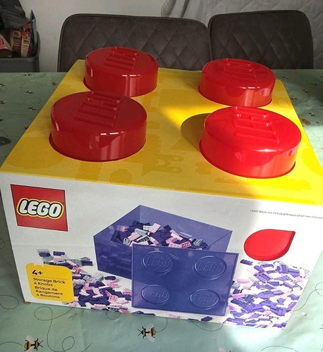 Lego storage brick - lego, knobs