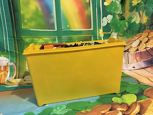 Official lego yellow storage - official,