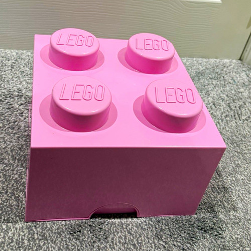 Lego pink stud - pink, 4-stud