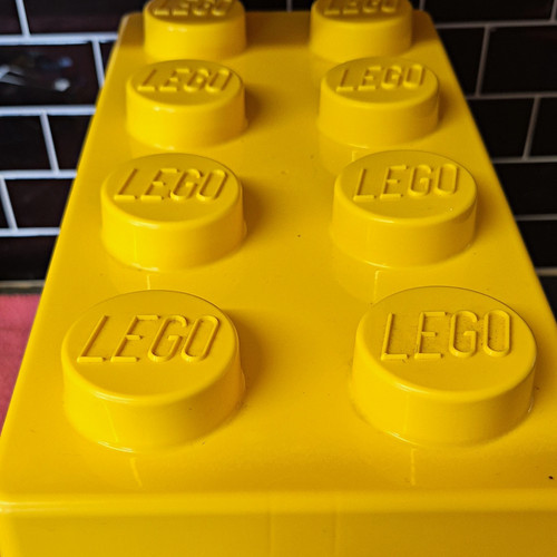 Lego yellow stud - stud, storage