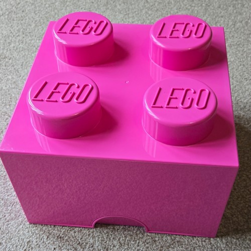 Lego pink brick - pink, storage