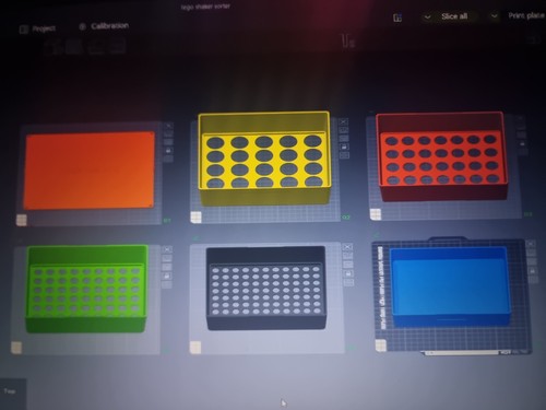 Lego brick sorting box tier - brick,