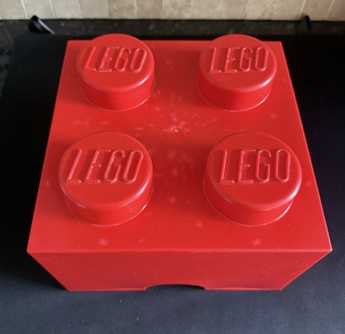 Lego storage brick cube - cube, 4-stud