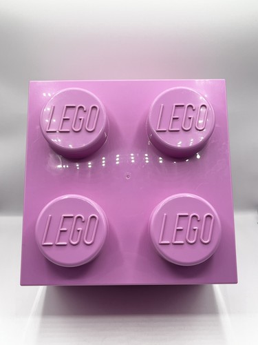 Lego pink storage brick - pink,