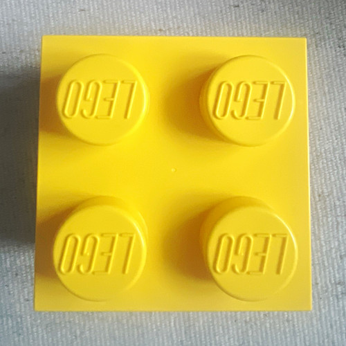 Lego yellow stud storage - lego,