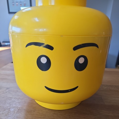 Large lego head storage - head, box