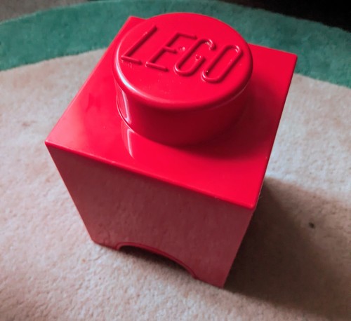 Lego 1x1 red storage - lego,