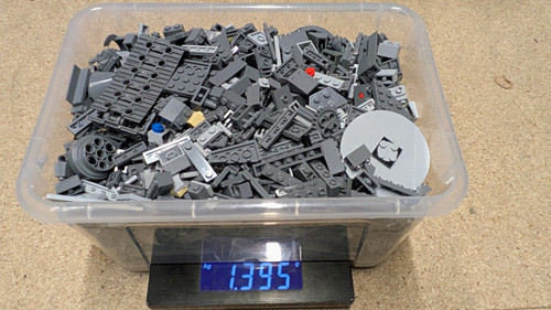 Lego grey bulk lot bricks - grey,