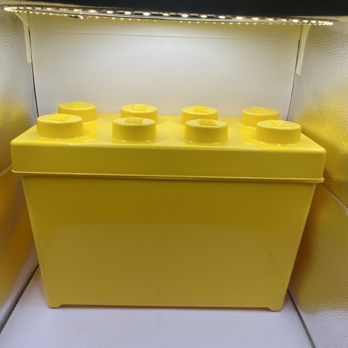 Lego yellow storage brick - lego,