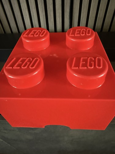 Lego red storage - lego, 2x2