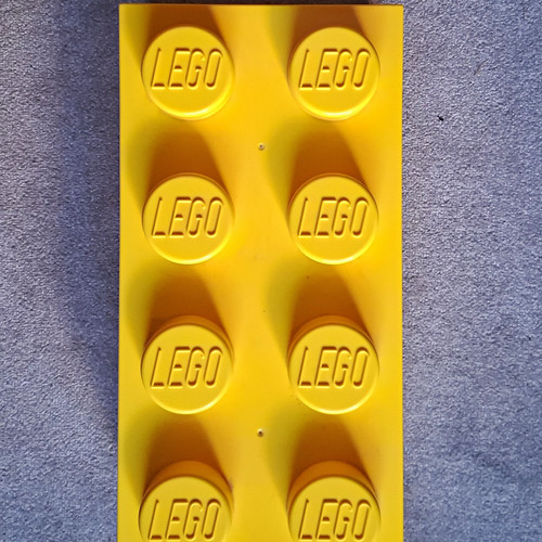 Lego bright yellow stud - bright, 8-stud