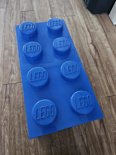 Lego storage box - large, blue