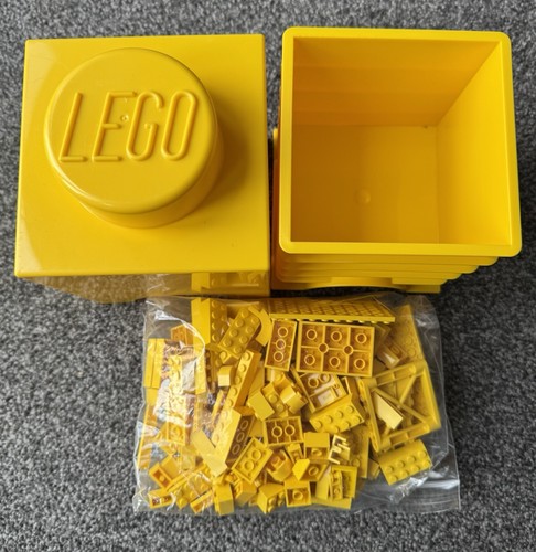 Yellow storage box - yellow,