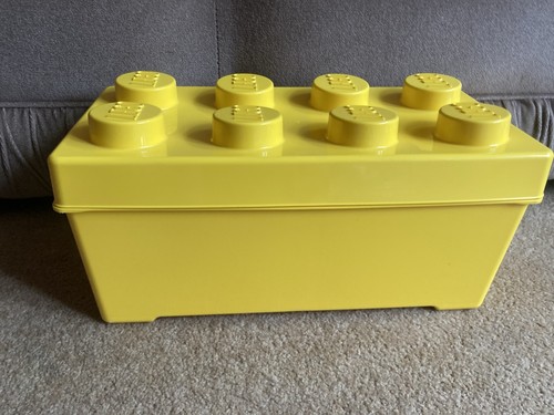 Lego yellow brick storage - lego,