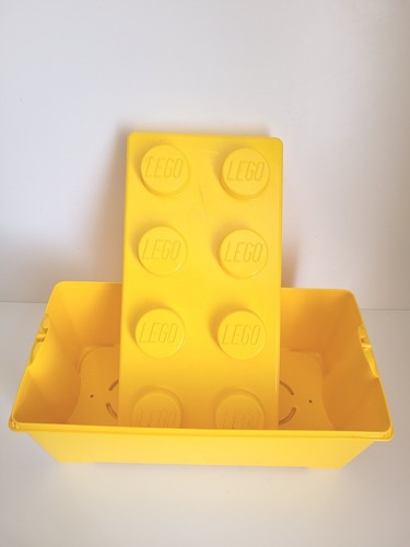 Lego big yellow stud storage - yellow,