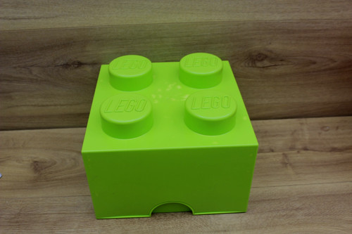 Green lego stud storage - green,
