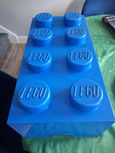 Lego blue stud stackable - blue, 8-stud