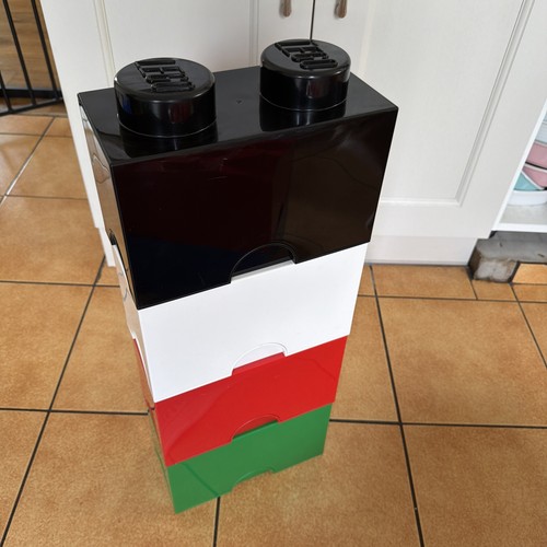 Four lego 1x2 stackable - four,
