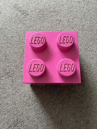 Lego storage box with studs - storage,