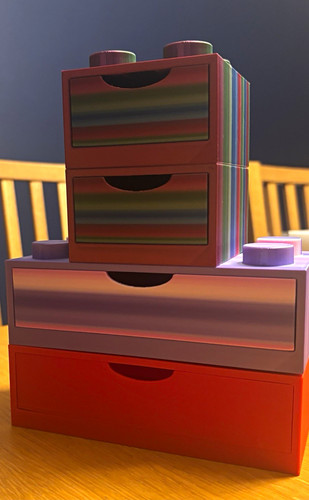 Lego storage brick drawer set - storage,
