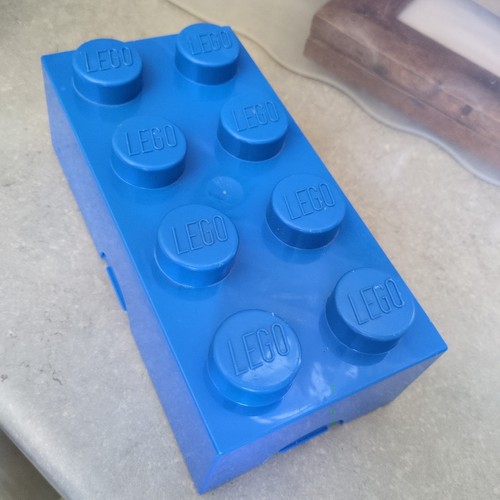 Lego stud lunchbox blue - x, 2