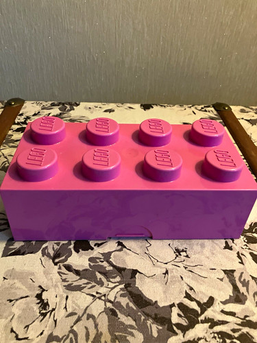 Lego pink stud storage - lego, brick