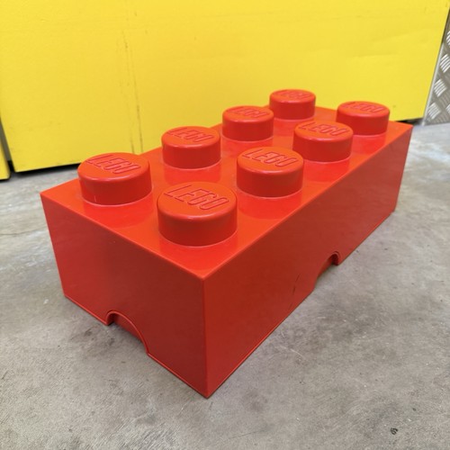 Lego red stud - 8, brick
