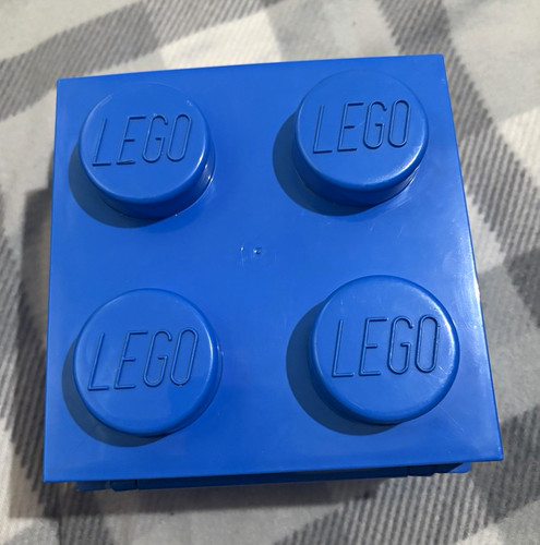 Lego blue 2x2 - blue, brick