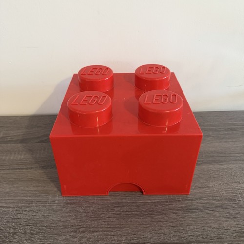 Lego large red plastic - lego, storage
