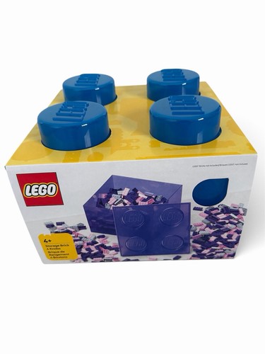 Lego blue brick storage - brick, box