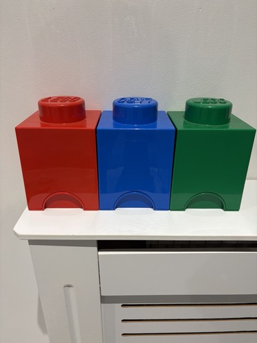 Lego storage cubes stackable