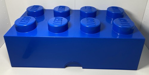 Lego blue storage - storage, box
