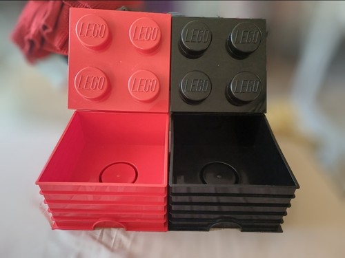 Lego storage boxes bricks 2x2 - bricks,