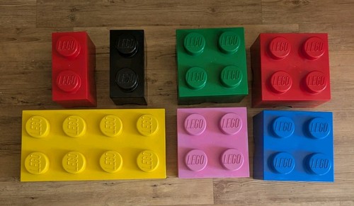 Official lego blue storage box - official,