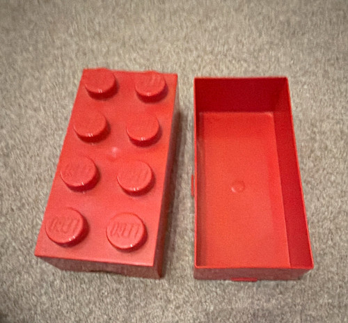 Lego red stud - red, stackable