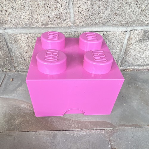 Lego pink stud - pink, brick