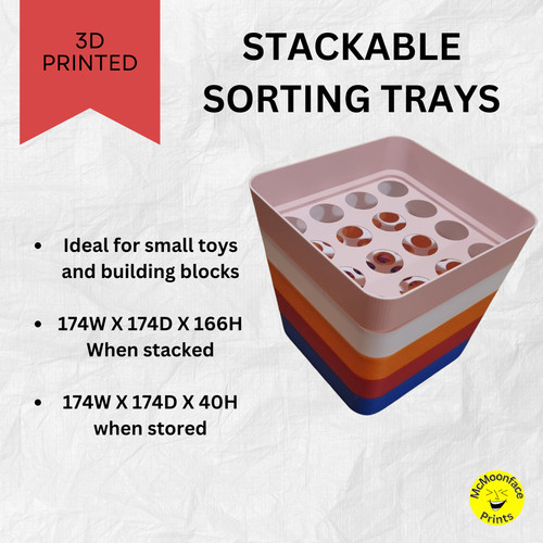 Stackable lego brick sorter - stackable,