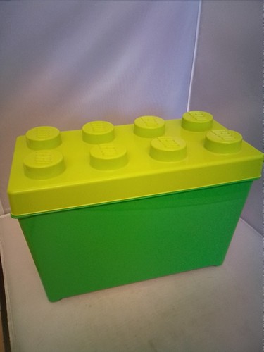 Lego green storage box - green, 8